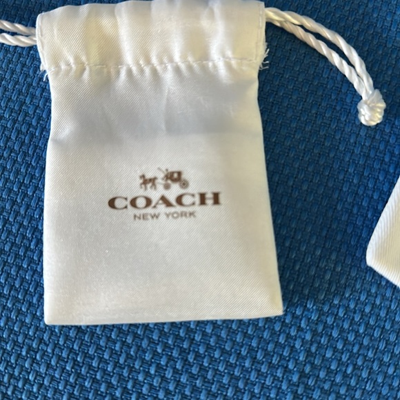 Coach White Drawstring Pouches - Picture 3 of 3